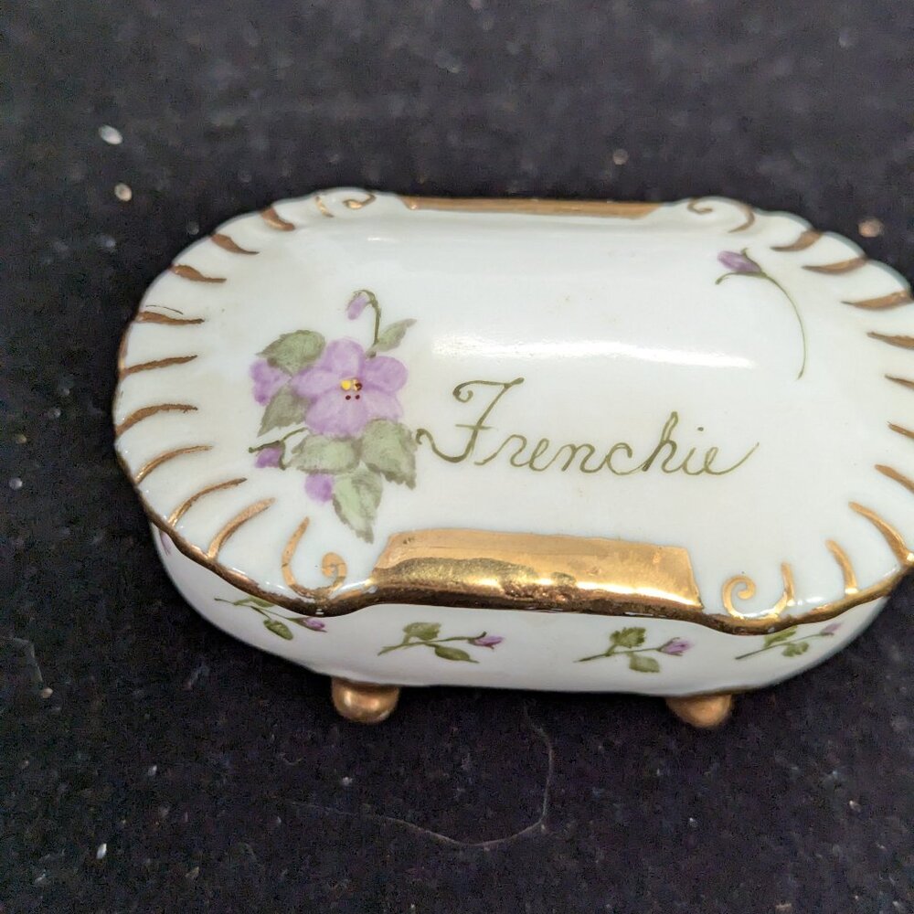 Frenchie Trinket Box   #010078